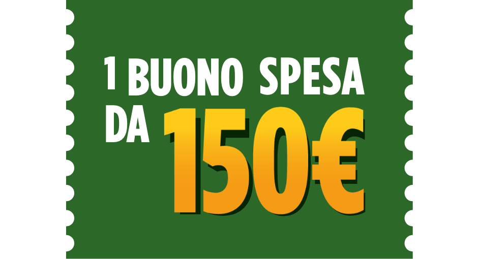 1 Buono spesa da 150€