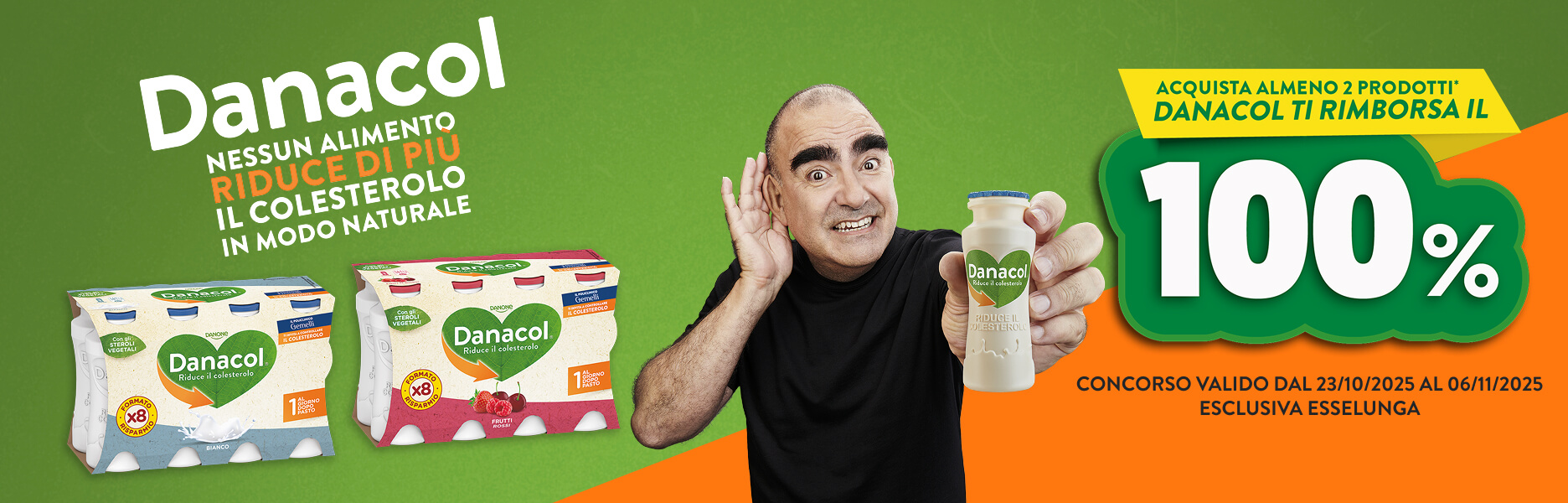 Visore principale Danone danacol