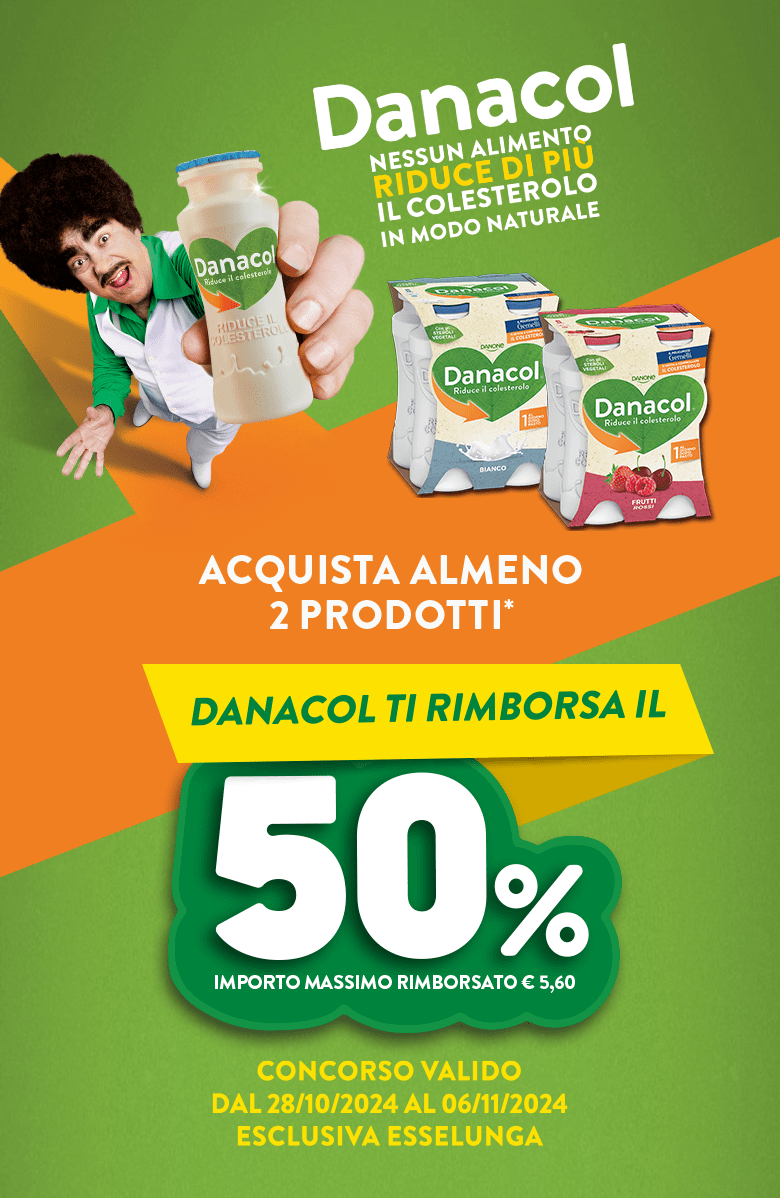 Concorso Danacol - Scopri se hai vinto un buono spesa da 50€