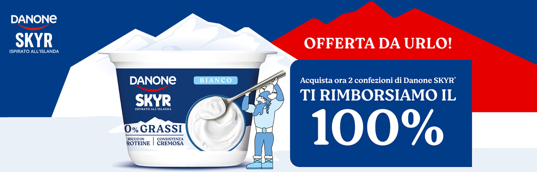 Visore principale Danone Skyr