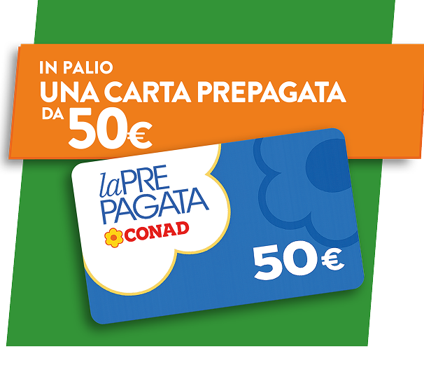 In palio 1 carta prepagata da 50€
