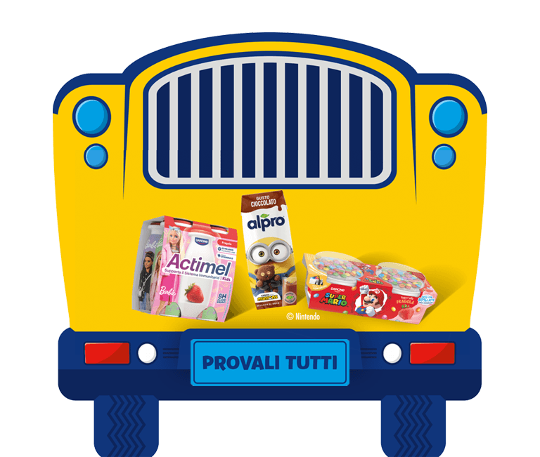 Provali tutti: Actimel, Alpro, Danone Super Mario