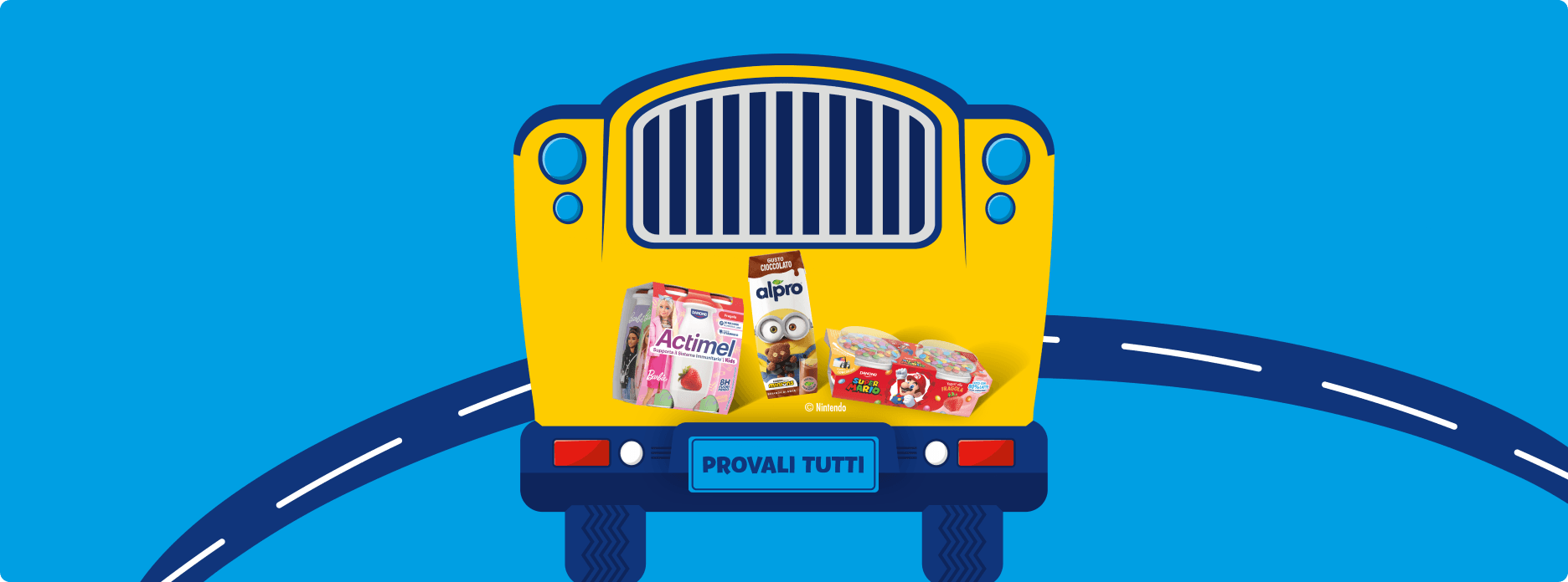 Provali tutti: Actimel, Alpro, Danone Super Mario
